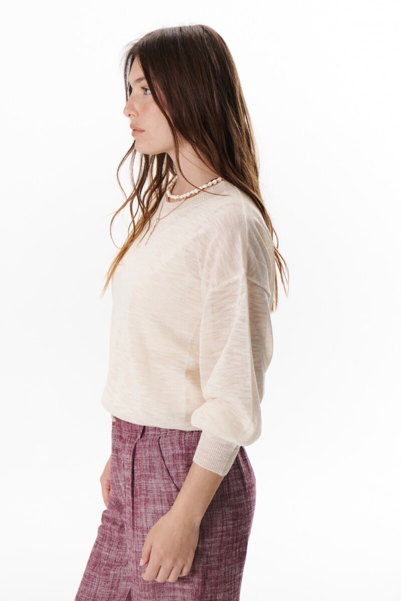 SWEATER ATAR BEIGE