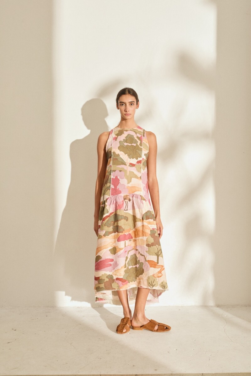PRE VENTA VESTIDO TERRA PRINT Tierra