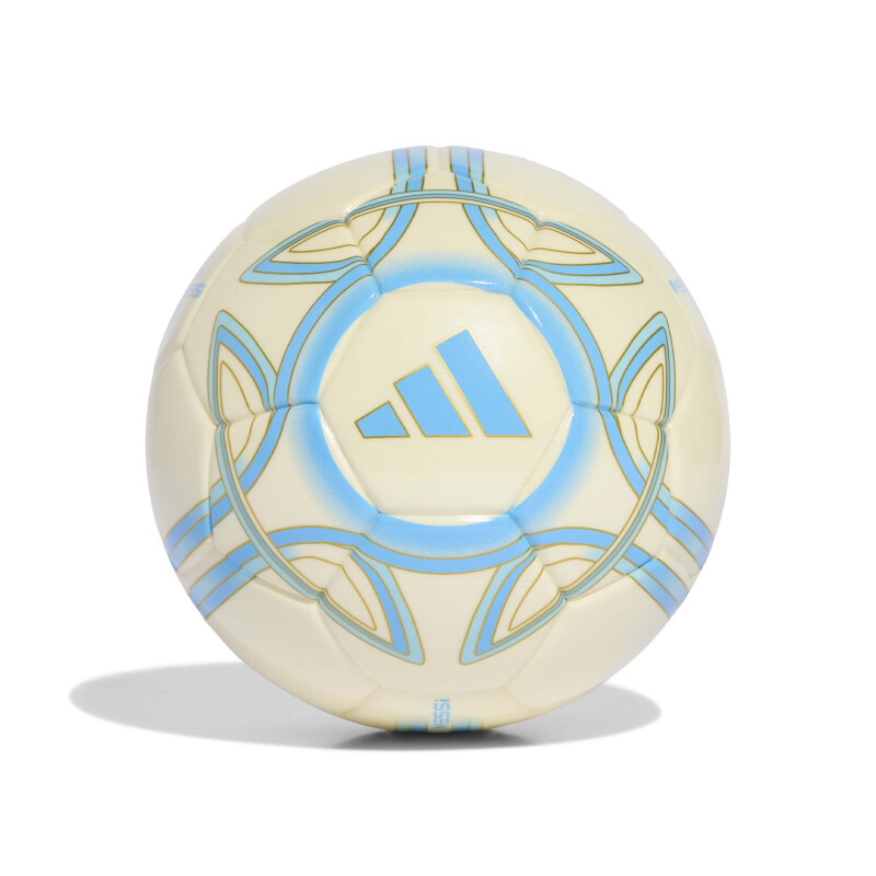 Pelota Adidas Messi Mini Beige - Celeste