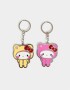Llavero Set De Llaveros Para Compartir Hello Kitty Kawaii - Combinacion Multicolor