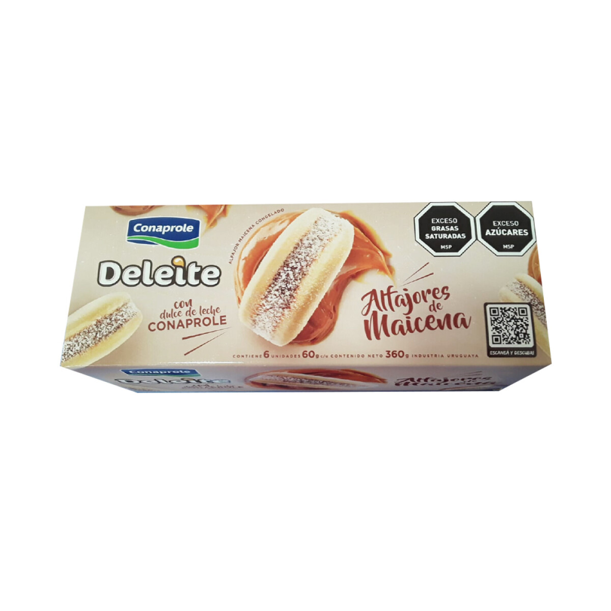 ALFAJOR DE MAICENA X6 CONAPROLE 