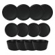 Set x 12 pzas 4 D20x2cm + 4 D26,5x2cm + 4 D15 NEGRO