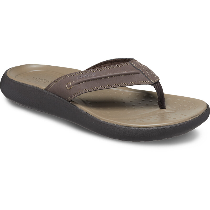 Ojotas Crocs Yukon Vista II Lr Flip Marrón