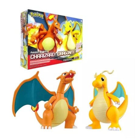 Charizard & Dragonite "Pokemon", Bandai Hobby Pokemon Model Kit (Requiere Armado) Charizard & Dragonite "Pokemon", Bandai Hobby Pokemon Model Kit (Requiere Armado)