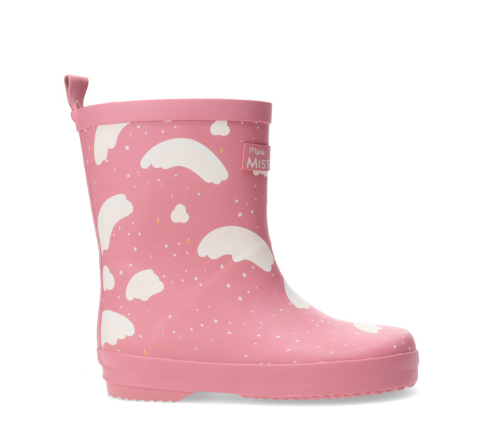 Botas de Niña MINI Miss Carol SHEPP de lluvia con dibujos Rosado