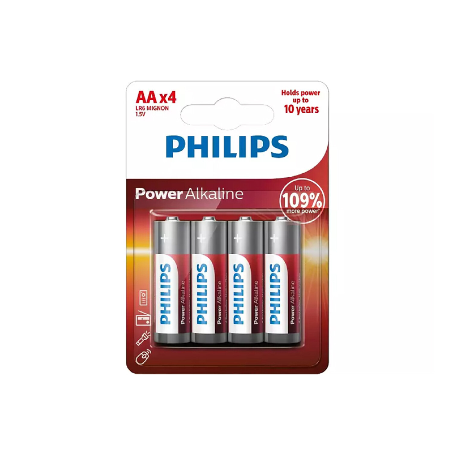Pila alkalina Philips LR6 (AA)