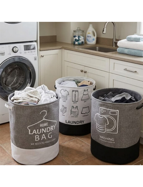 CESTO DE ROPA 40x50CM SIMIL LINO SURTIDO CESTO DE ROPA 40x50CM SIMIL LINO SURTIDO