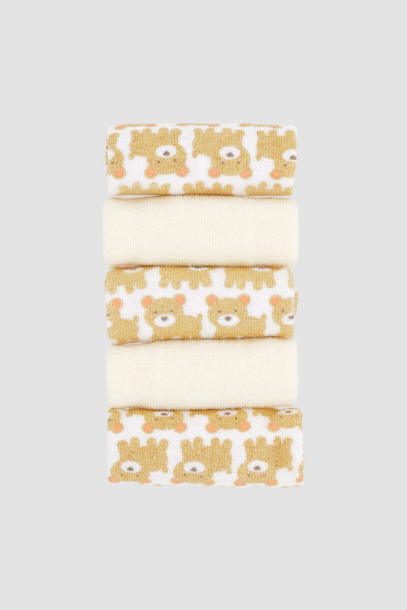 Pack babitas beige Marfil