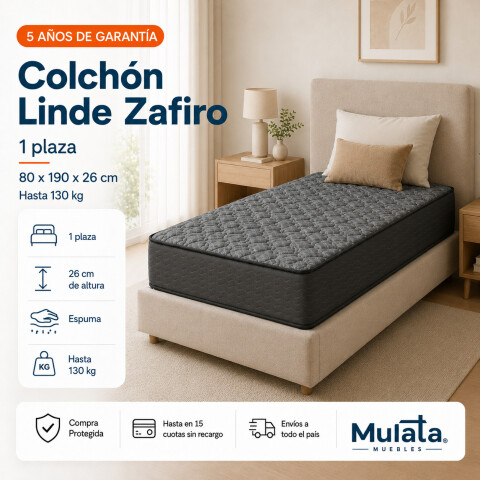 Colchón Linde Zafiro 1 Plaza Colchón Linde Zafiro 1 Plaza