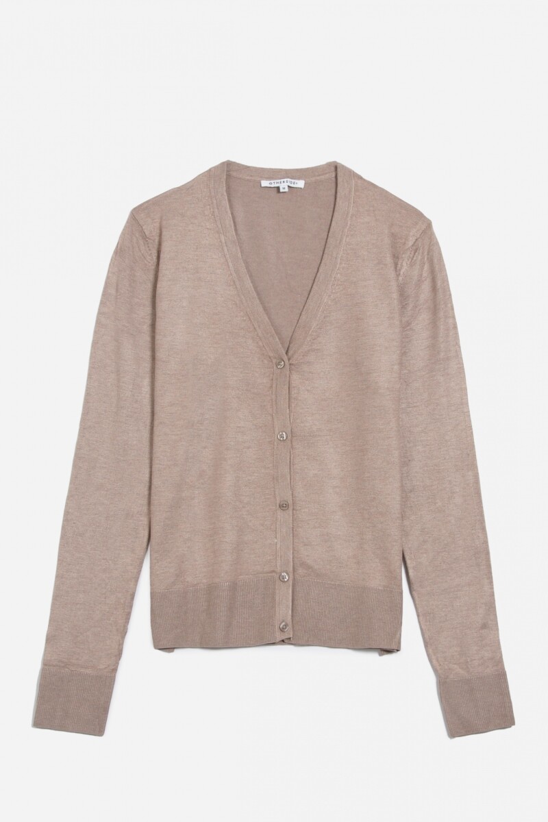 Cardigan escote en V KHAKI