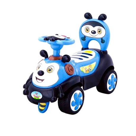 Buggy panda con musica y luces funcion caminador azul AZUL