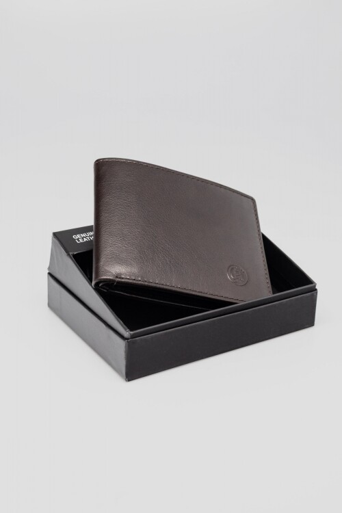 Billetera Bifold Marron