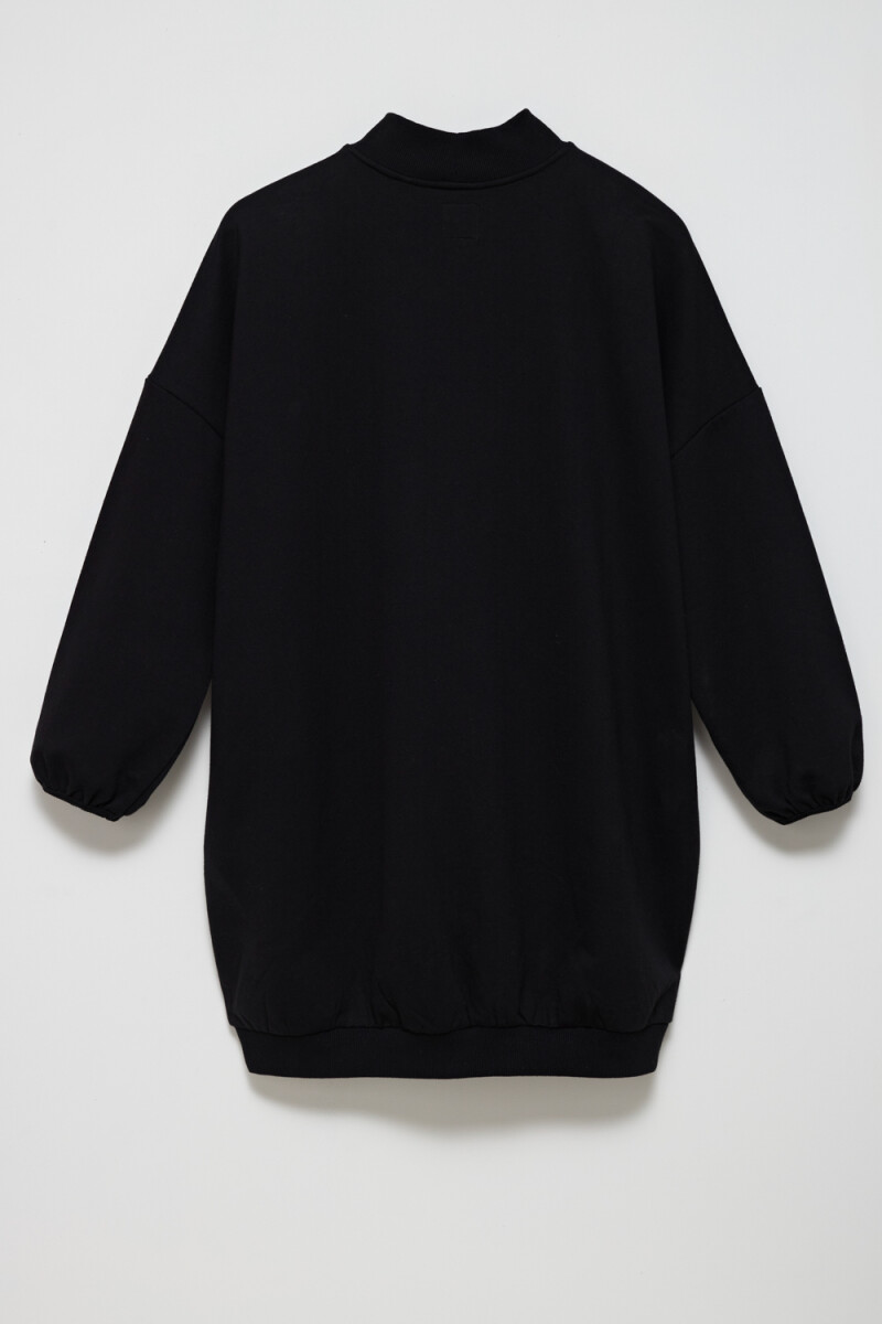 Sudadera deportiva larga Negro