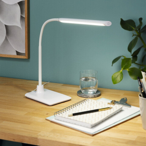 Portátil mesa LED blanca 4,5W 4000K dímer LAROA EG2058X