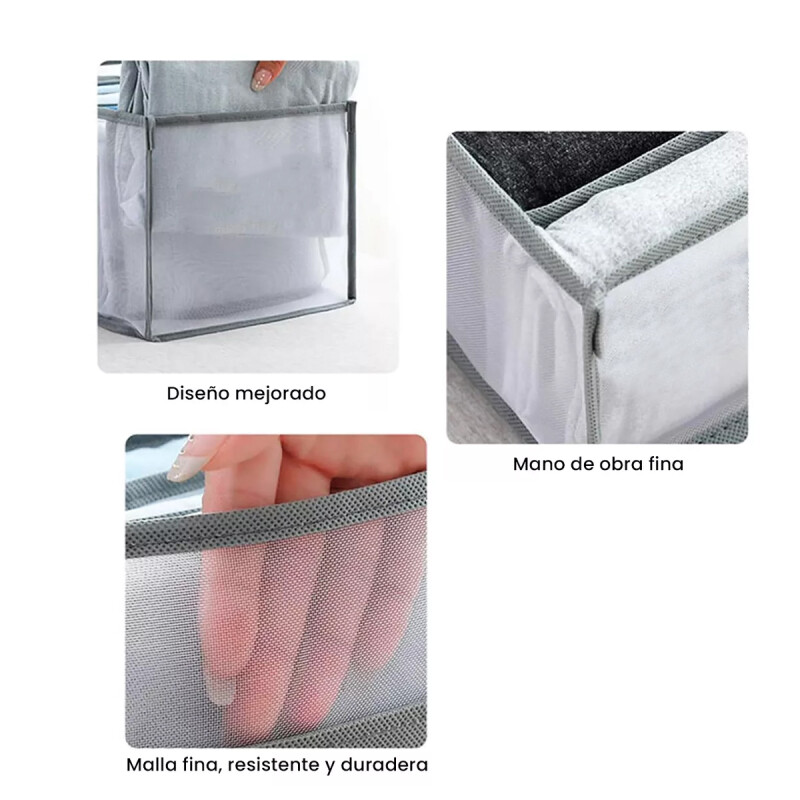Organizador Ropa Almacenamiento Pantalones Buzos Traslucido Organizador Ropa Almacenamiento Pantalones Buzos Traslucido