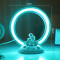 Lámpara Astronauta Anillo De Luz Azul
