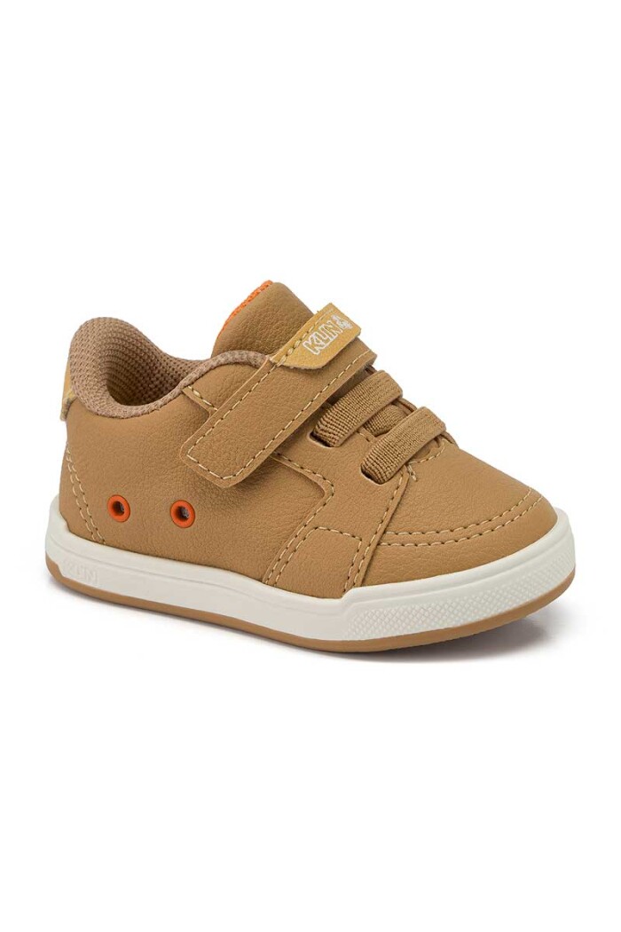 ZAPATENIS KLIN FLYER BABY 1 VELCRO Beige