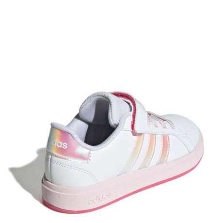 Championes Infantiles Adidas Grand Court 2.0 Blanco - Rosado