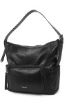 Bolso con bolsillo frontal y lateral Negro