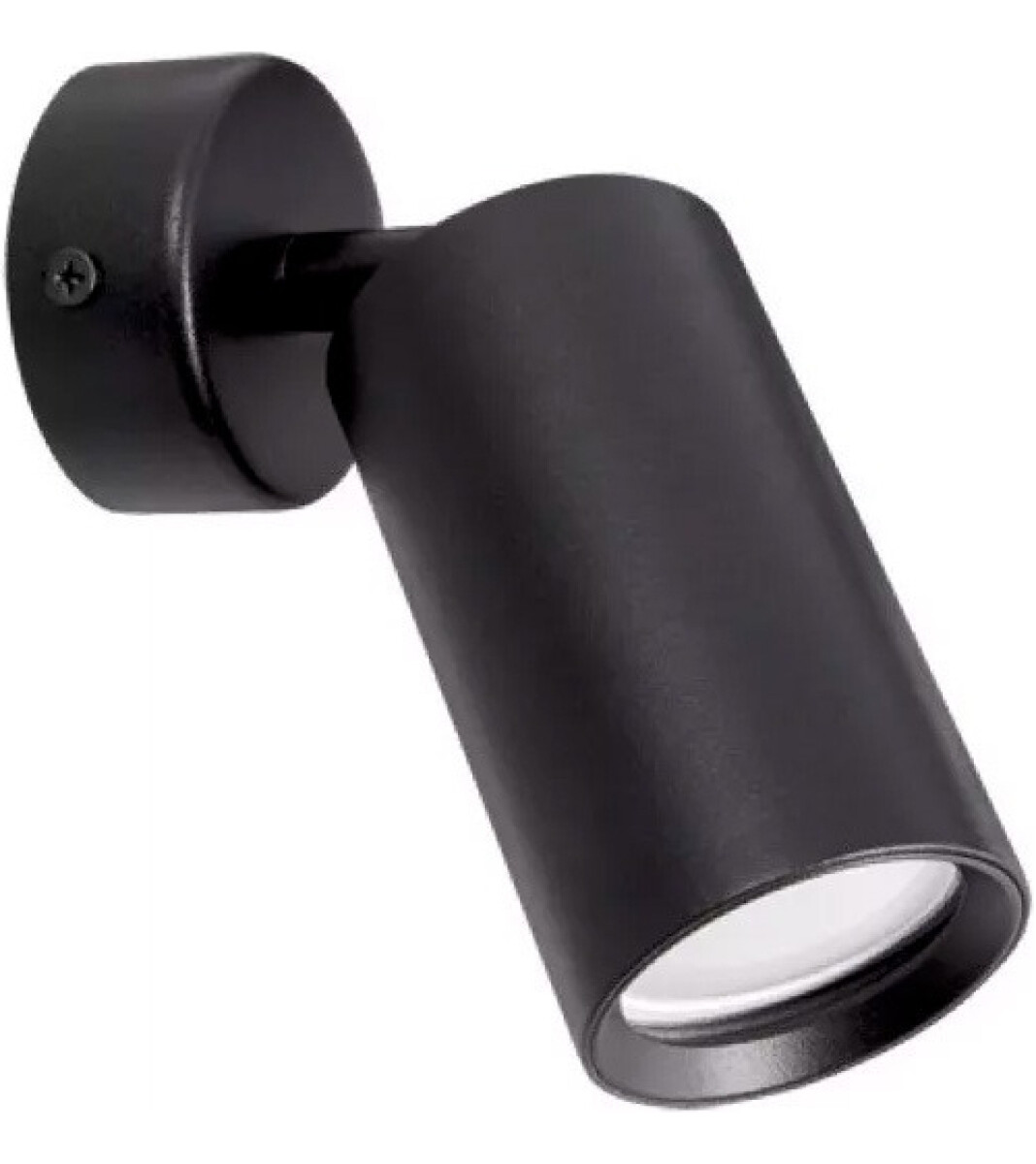 Aplique Pared Nórdico Tubo Metal Vintage Iluminación - Negro 