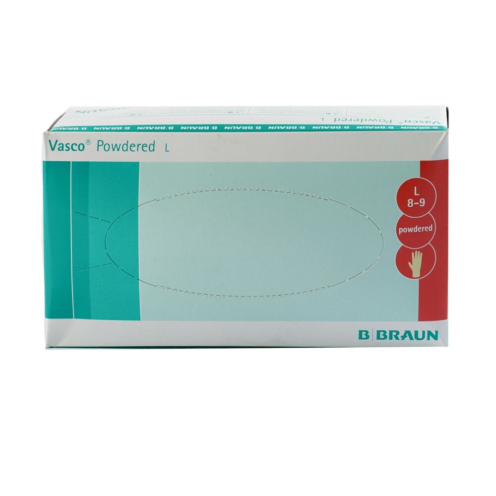 GUANTE DE EXAM. L 8-9 BRAUN CJ X 100 UN. única