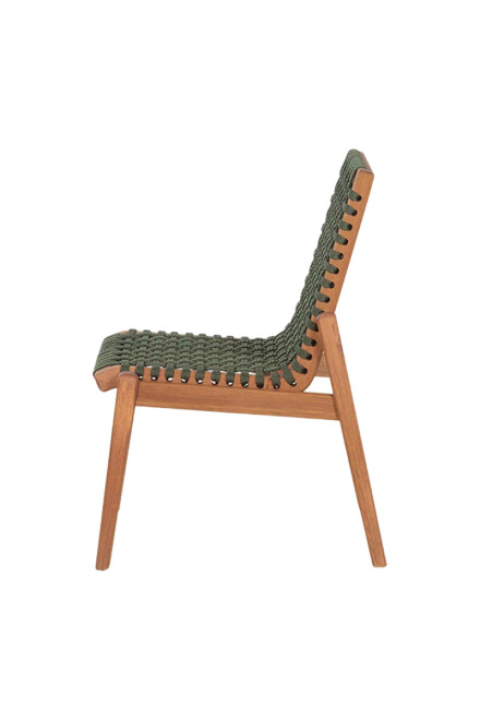 TRACO SILLA SILLA TRACO CUERDA VERDE 56x62x85CM JATOBA