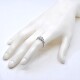 Anillo platino 950 y brillantes tallado princesa Anillo platino 950 y brillantes tallado princesa