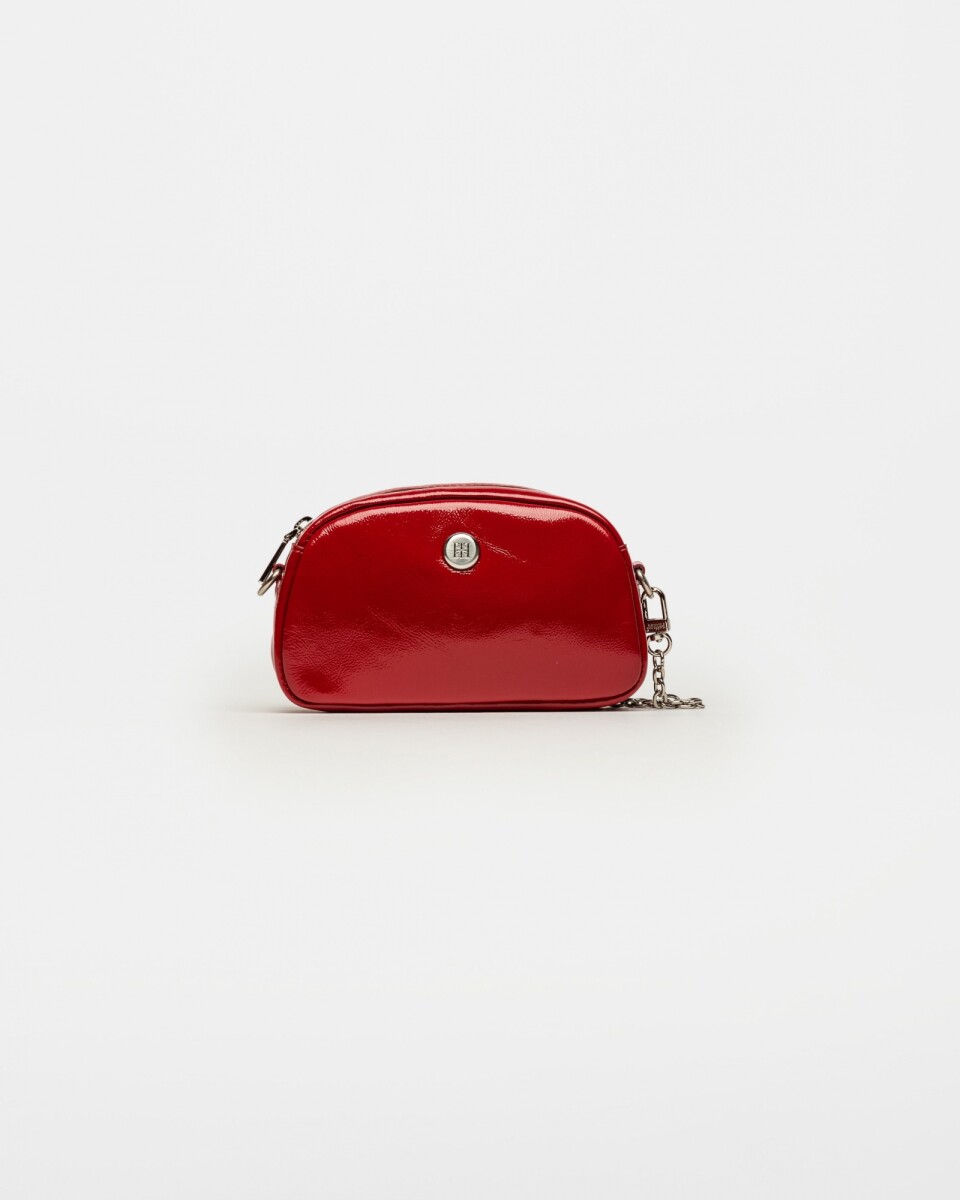Mini bag Bonnie en cuero charol - Rojo 