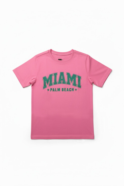 Remera estampada ROSA