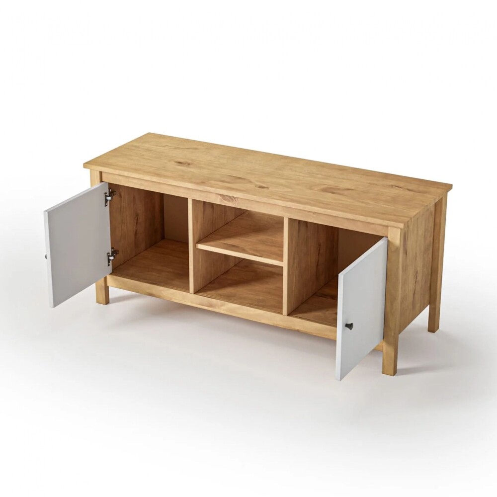 Rack para TV 2 Puertas - Mari Blanco