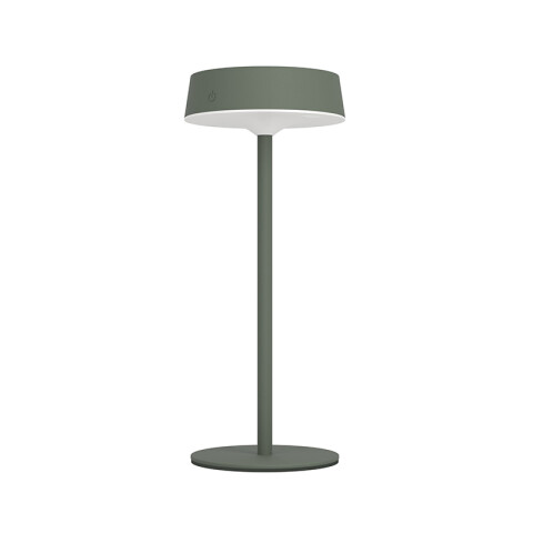 Lámpara de mesa verde solar-USB 3W 3 tonalidades EG3686