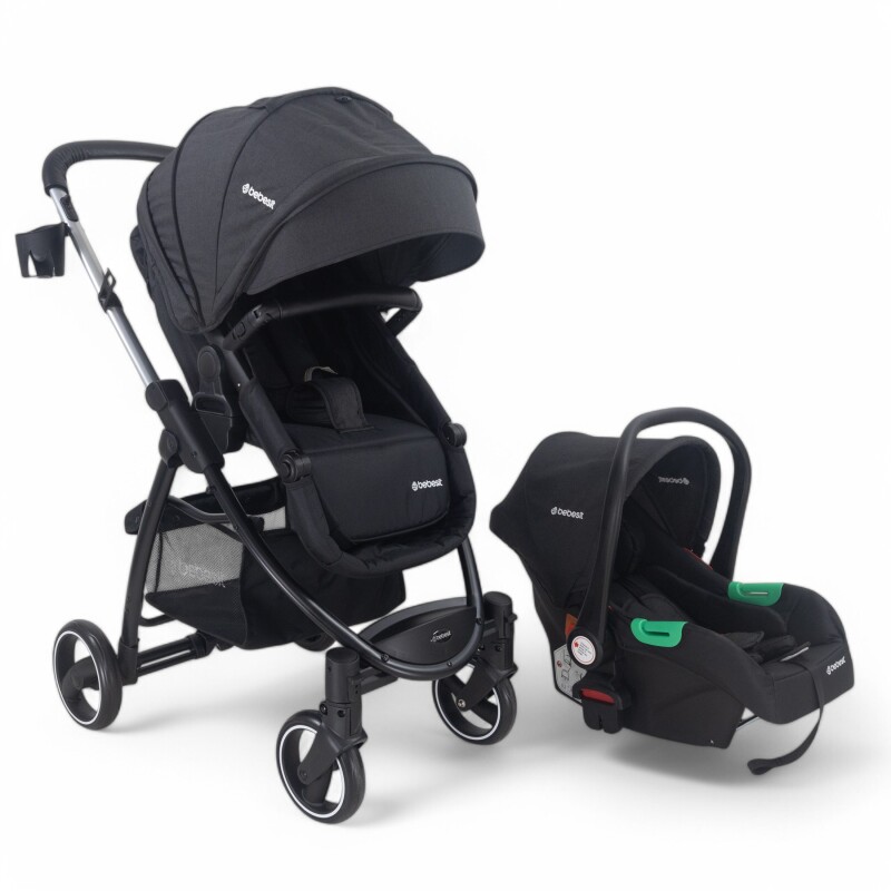 Coche Travel System I-Size Alfa Bebesit - Negro Coche Travel System I-Size Alfa Bebesit - Negro