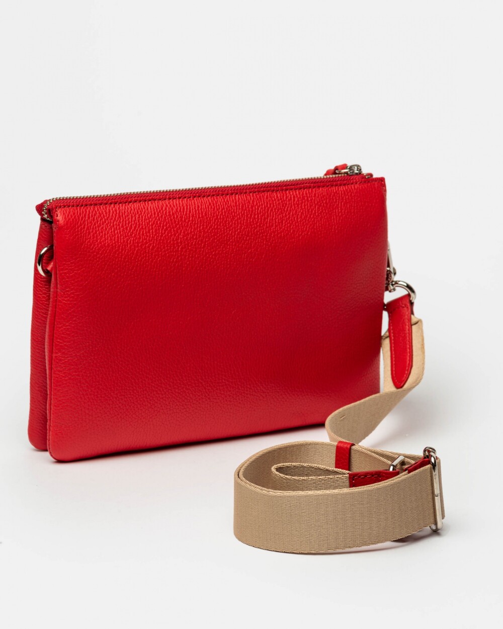 Bandolera Annie En Napa Rojo