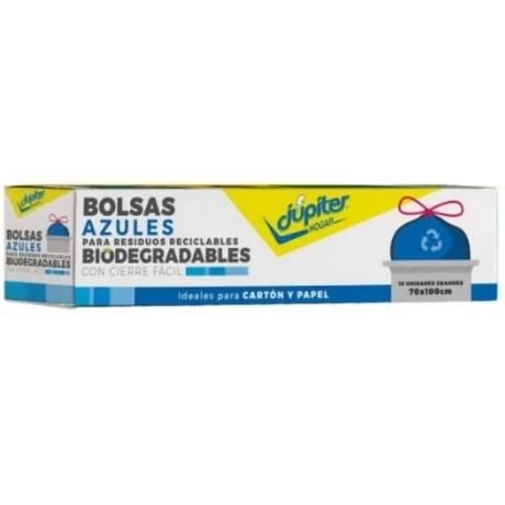 BOLSAS PARA RESIDUOS AZUL JUPITER 70X100 BOLSAS PARA RESIDUOS AZUL JUPITER 70X100