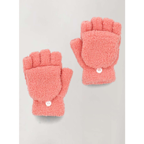 Guantes cozy sin dedos Rosado