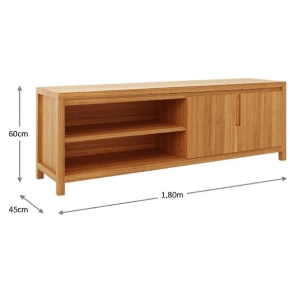 RACK NATURE 2 PUERTAS - RUSTICO CLARO RACK NATURE 2 PUERTAS - RUSTICO CLARO