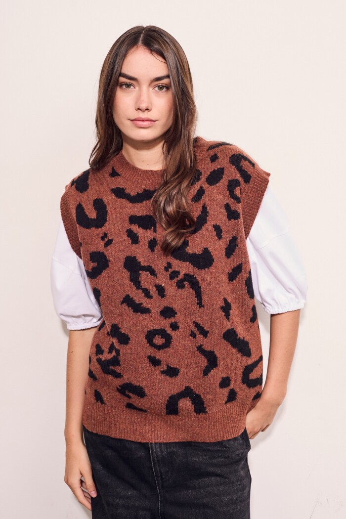 Chaleco Animal Print Animal Print