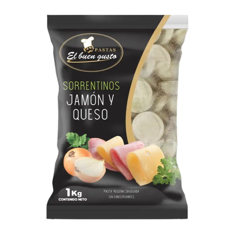 SORRENTINOS DE JAMON Y QUESO EL BUEN GUSTO 1KG SORRENTINOS DE JAMON Y QUESO EL BUEN GUSTO 1KG