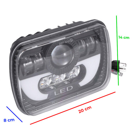 SEMIOPTICAS - LED 7" 12/24V 6000K WESTON SEMIOPTICAS - LED 7" 12/24V 6000K WESTON