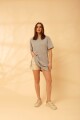 REMERA POQUET Gris