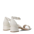 Sandalias de Mujer Bottero con Taco Bajo y Pulsera Blanco