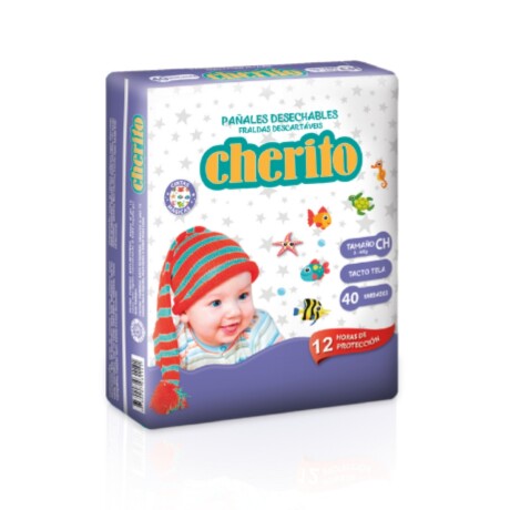 Pañales Cherito Talle Ch X 40 Unidades 001