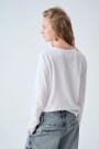 REMERA BOY FLAMA Blanco