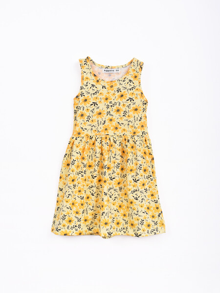 VESTIDO POPURRI AMARILLO