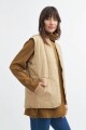 Chaleco capitoneado - Mujer BEIGE