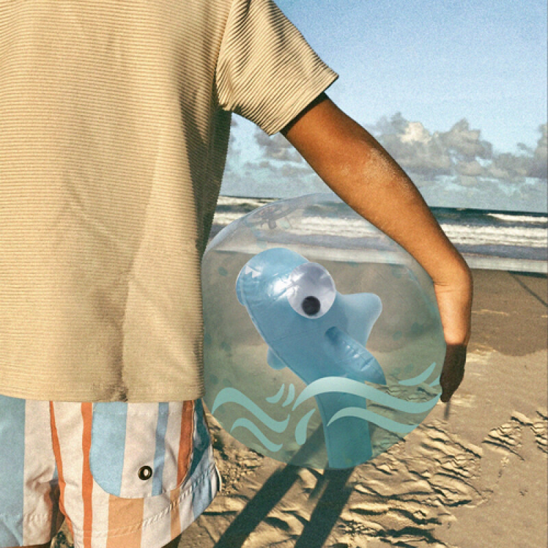 Pelota inflable 3D Shark