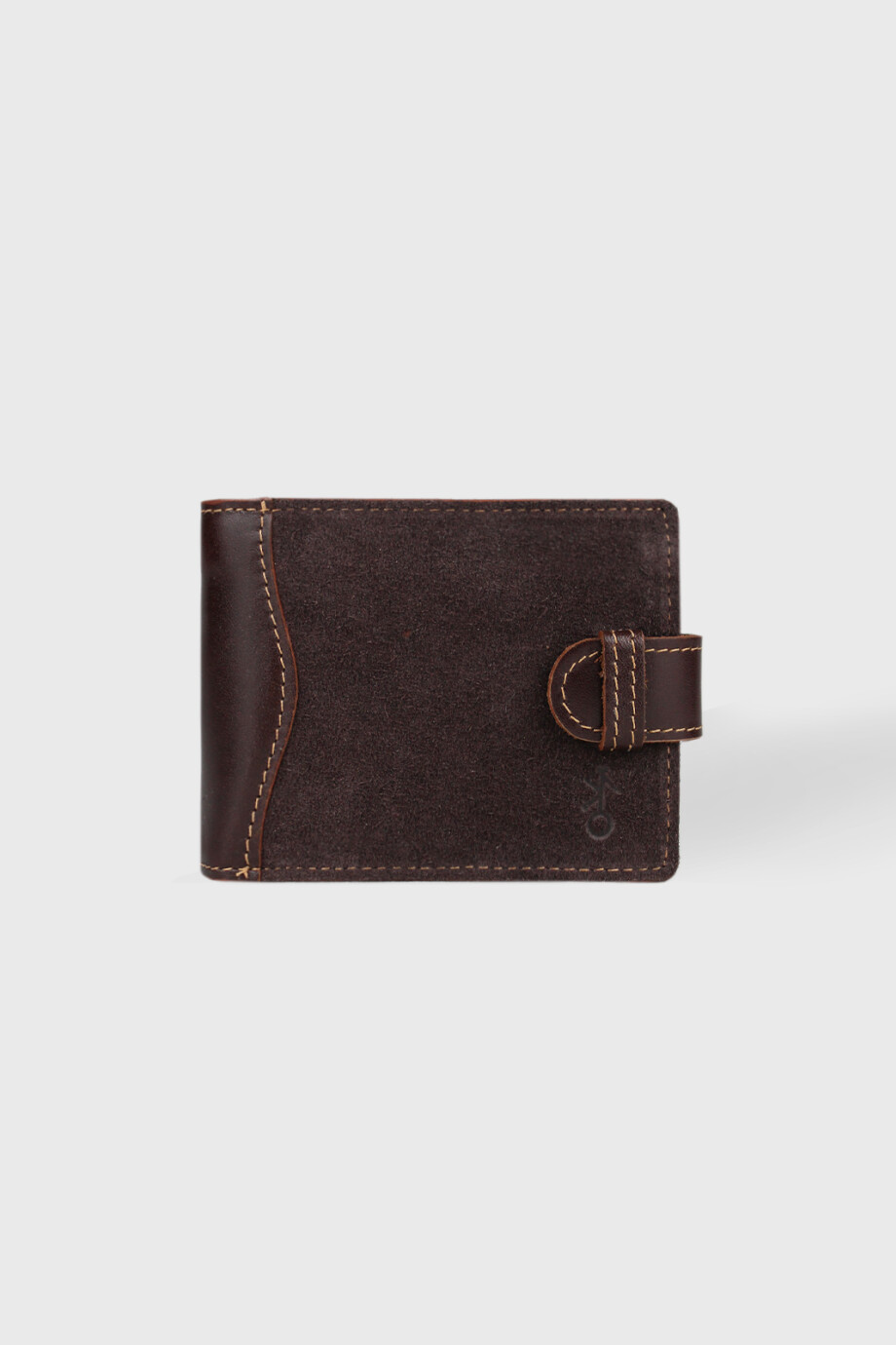 Billetera Jacinto con Pasador Marrón