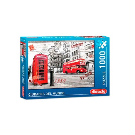 Puzzle 1000 piezas Londres Didacta Ciudades del Mundo 001