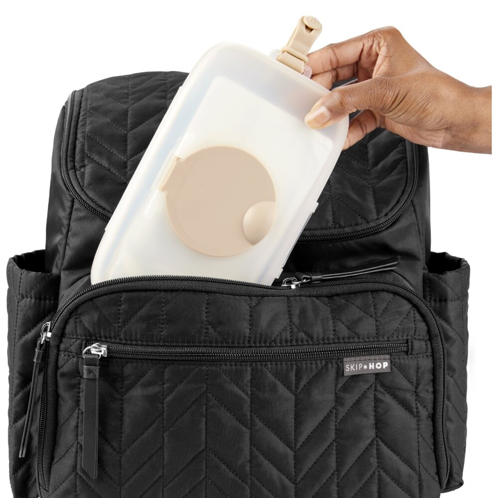 Dispensador porta toallitas SKIP HOP nude