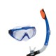 INTEX KIT DE SNORKEL + MÁSCARA DE BUCEO VIDRIO TEMPLADO FILTRO Intex Kit De Snorkel + Máscara De Buceo Vidrio Templado Filtro